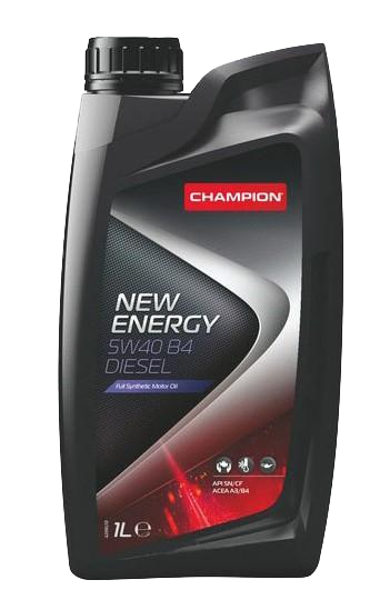 Моторное масло Champion New Energy 5W40 B4 DIESEL, 1л
